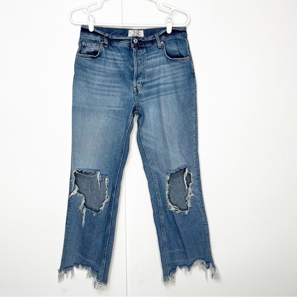 We the Free Maggie Straight Distressed Jeans - Picture 1 of 4